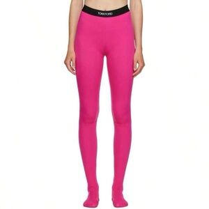 Tom Ford Pink Jacquard Leggings